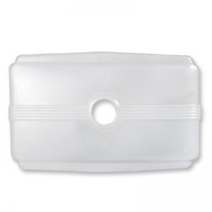 TAPA PLASTICA BLANCA (agujero grande chico)